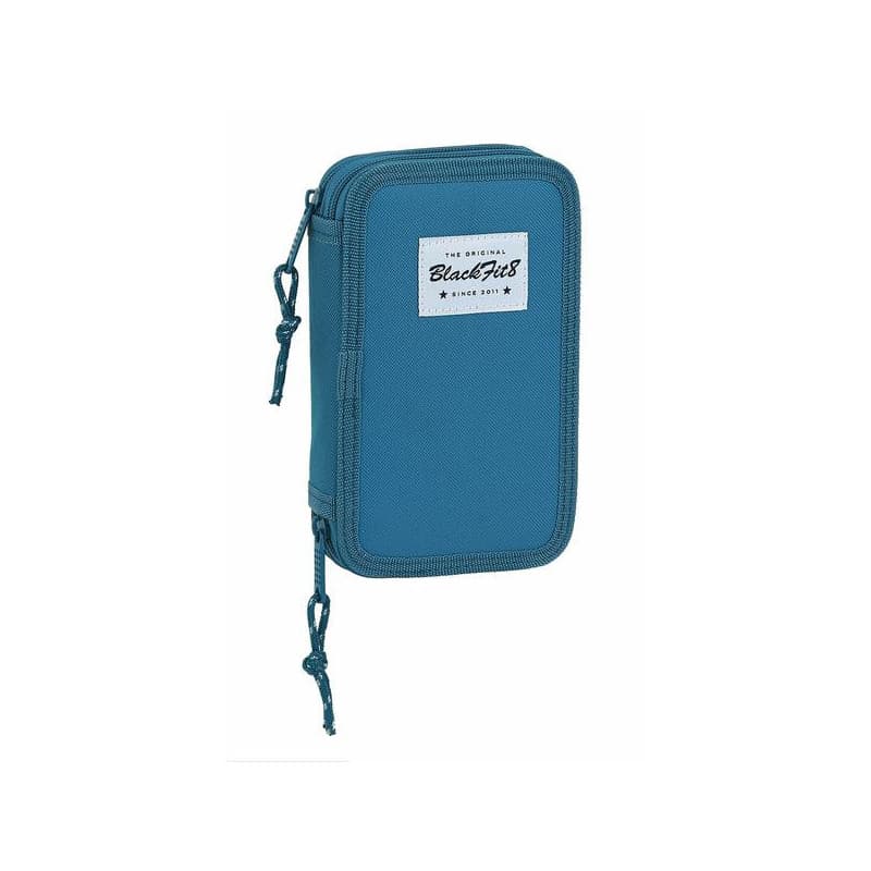 Plumier double BlackFit8 M854 Bleu 12.5 x 19.5 x 4 cm (28 Pièces) - Image 1