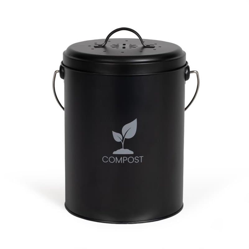 Livoo Seau a compost de cuisine 6l noir - MES154N - Image 1