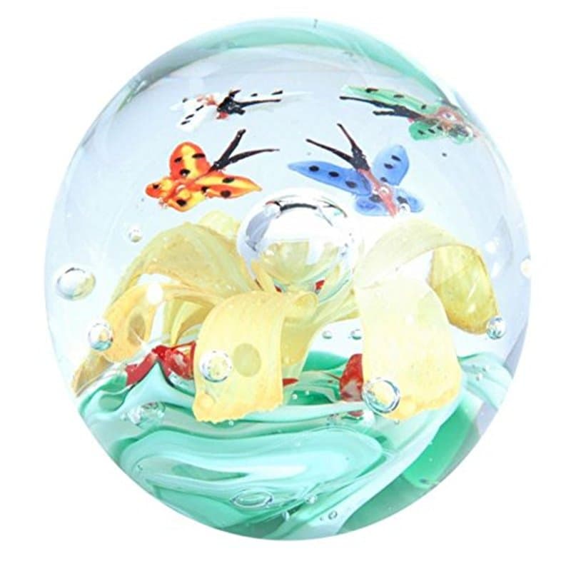 Rêve Boule (73) – Presse-papier Motif papillons – La main - Image 1