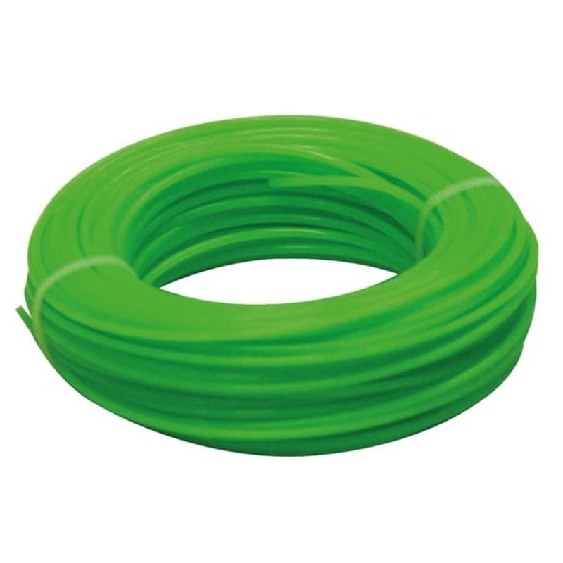 Toolland Fil pour coupe-bordure, nylon, vert, 1.6 mm, 25 m - Image 1