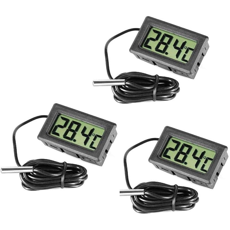 Inrigorous, Thermomètre digital LCD avec sonde externe - Image 1