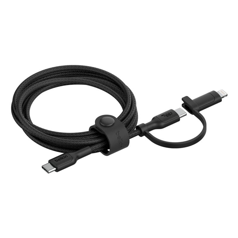 Câble USB Belkin CAC003HQ1.5MBK Noir 1,5 m - Image 1