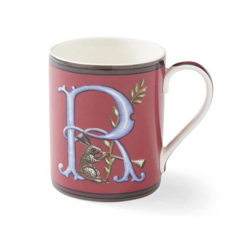 Spode Kit Kemp – Mug Alphabet (Kit Kemp – Alphabet R) - Image 1