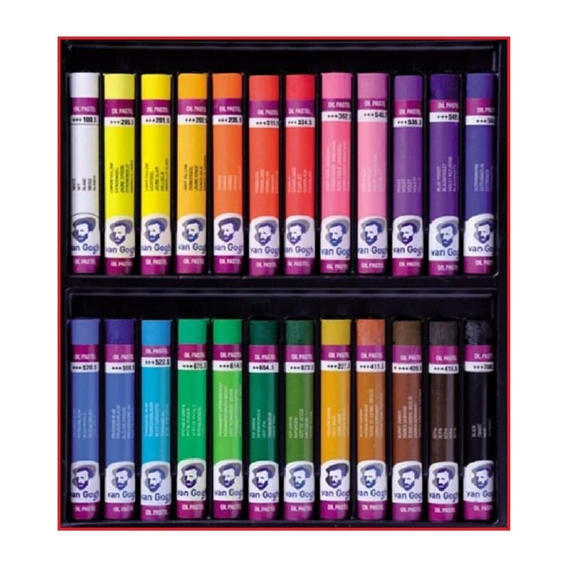 24 pcs Van Gogh Pastels à l'huile (France Import) - Image 1