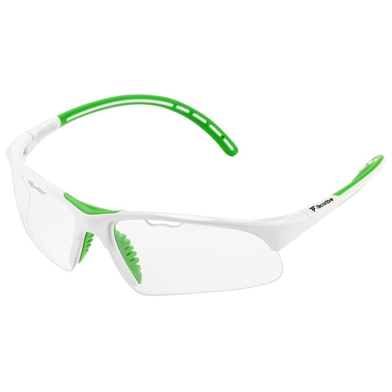 TECNIFIBRE LUNETTES SQUASH UNISEXE - BLANC VERT - Image 1