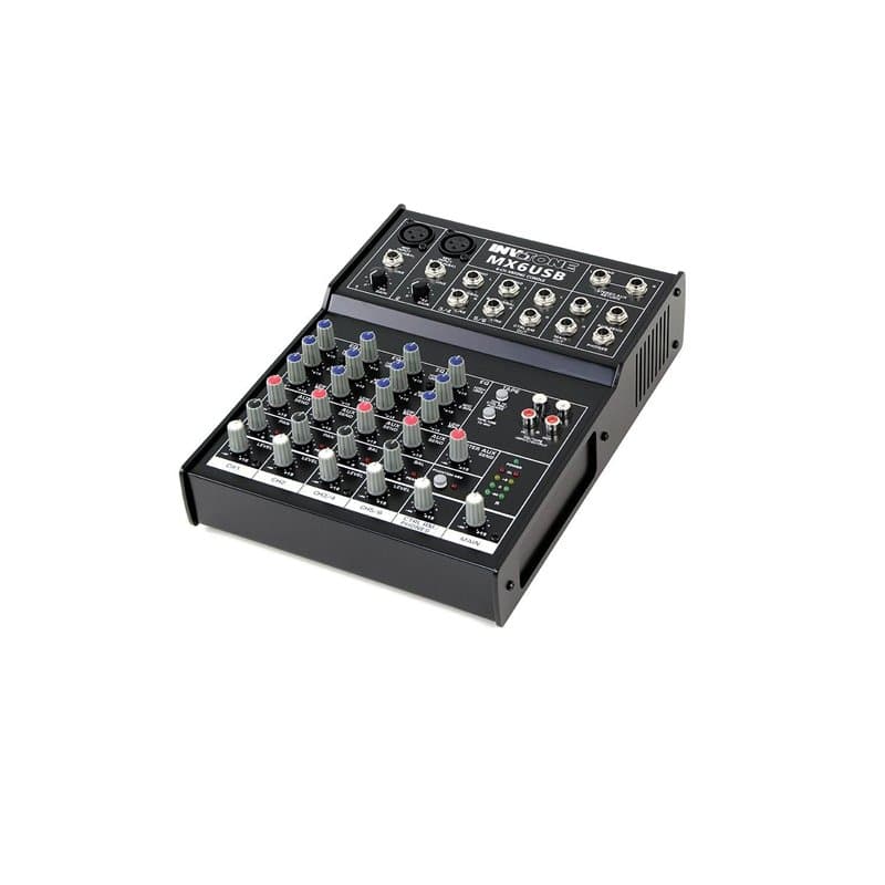 Invotone MX6USB DJ Mixer table de mixage 6 canaux USB - Image 1