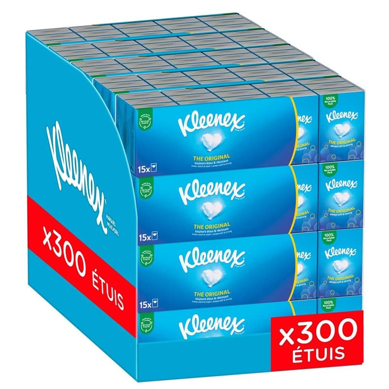 Mouchoirs Kleenex® Original Étuis Mini P15 (x20) - Image 1