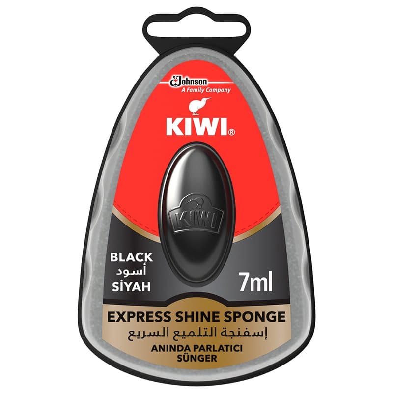 Kiwi Express Shine Éponge noire 7 ml, noir, 0.2 fl oz - Image 1