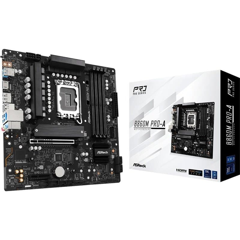 Carte Mère ASRock B860M Pro-A Intel B860 LGA 1851 - Image 1