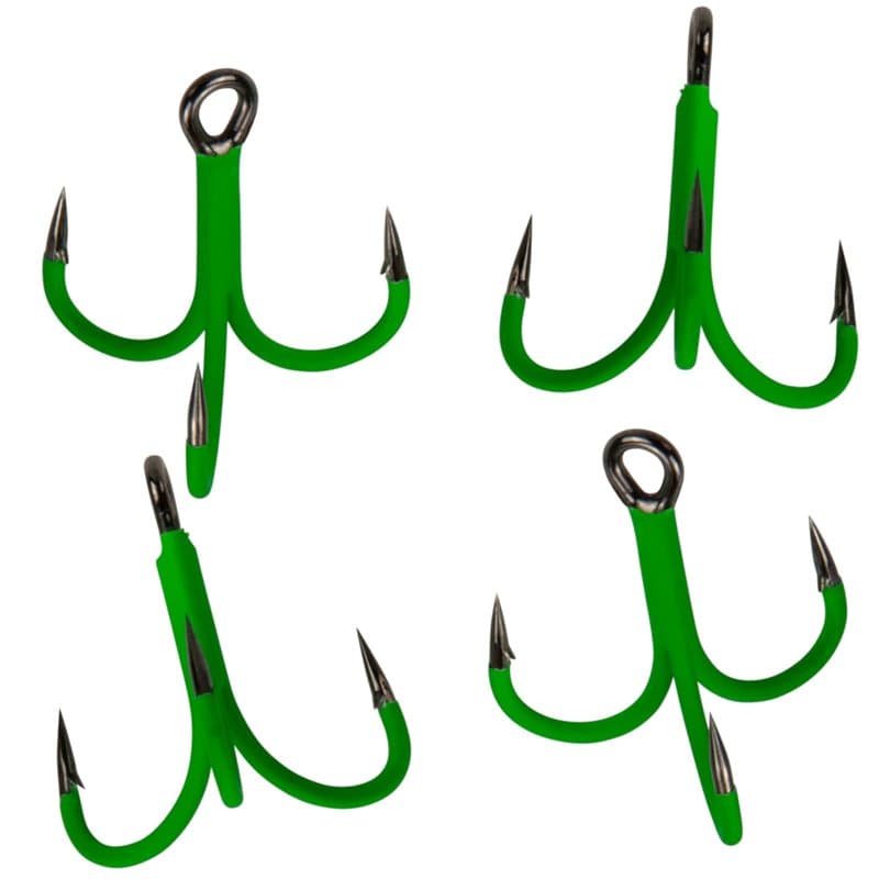 MAD Cat A-Static Treble 6x Hook Gr. 2/0; 4 Stk. - Image 1