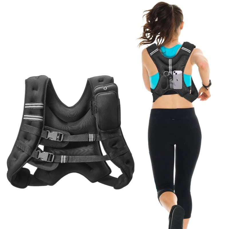 VEVOR Gilet lesté Unisex-Adult, Noir, 89-114 cm - Image 1