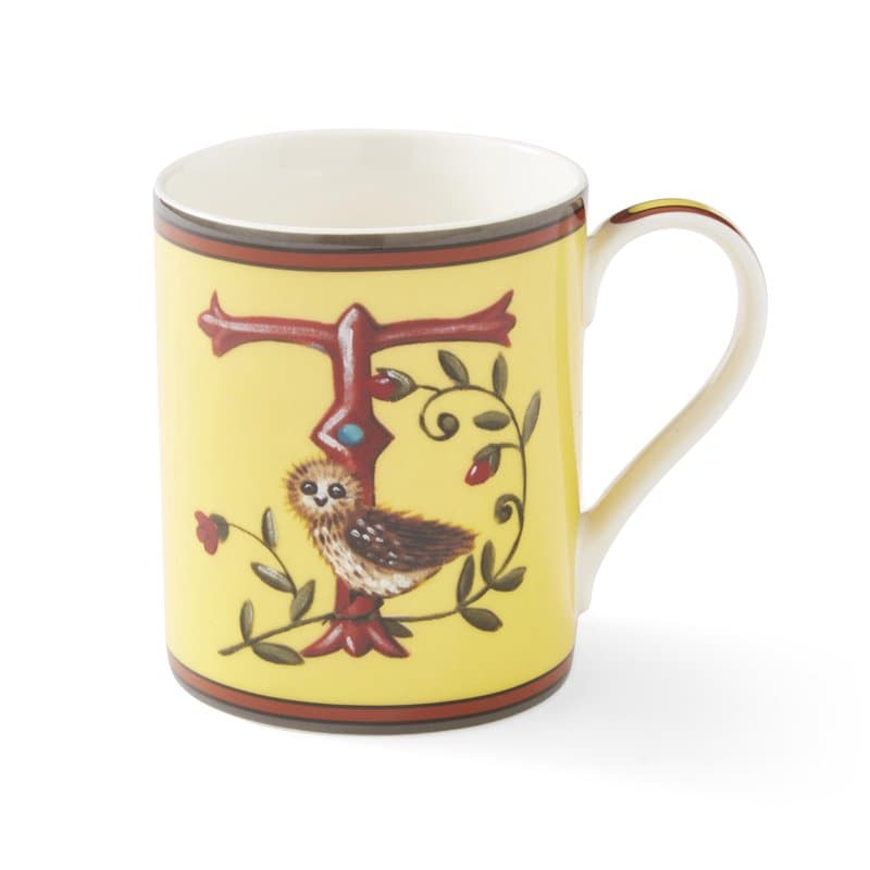 Spode Kit Kemp – Mug Alphabet (Kit Kemp – Alphabet T) - Image 1