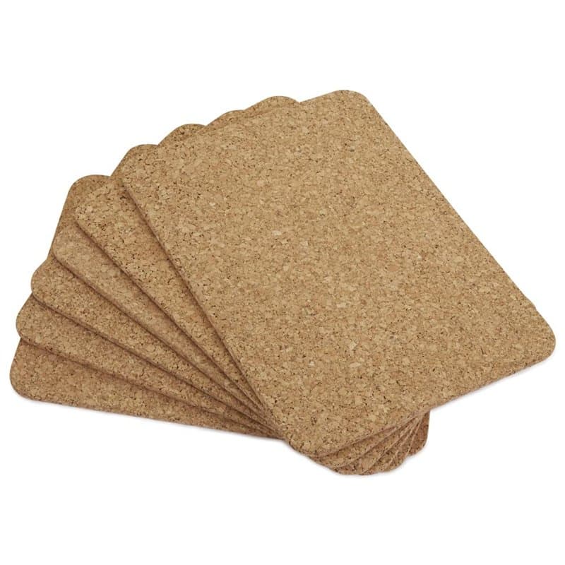 APOLLO Lot de 6 Sets de Table en liège 280 x 200 mm - Image 1