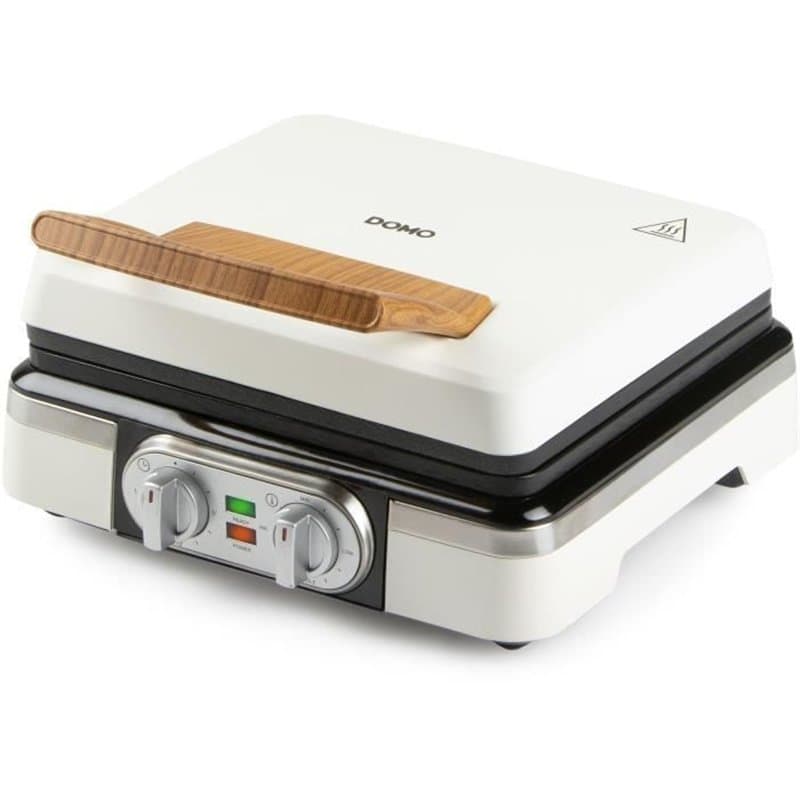 Gaufrier - DOMO - DO9280W - 1520 W - 2 gaufres XL - Blanc - Image 1