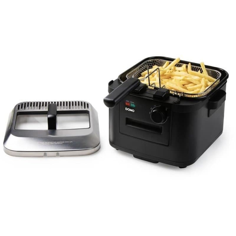 Domo Friteuse 4l 2000w noir - DO545FR - Image 1