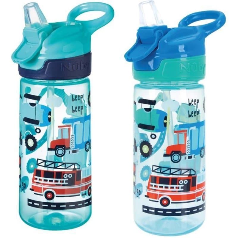 Lot de 2 gourdes - NUBY - Super Quench - 540 ml - Bleu - Image 1
