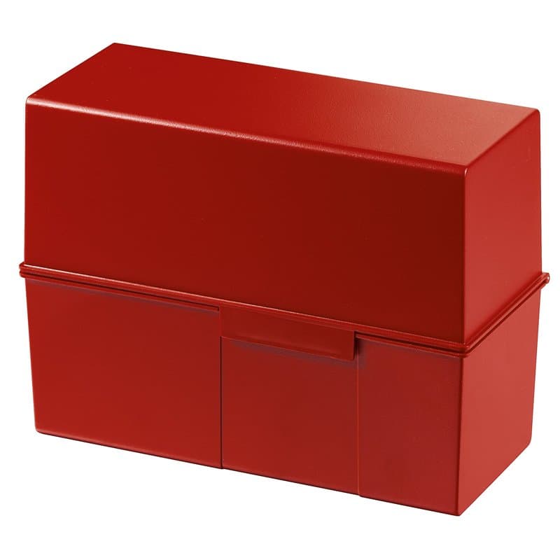 HAN 975-17 Organiseur de bureau pour 500 fiches Rouge - Image 1