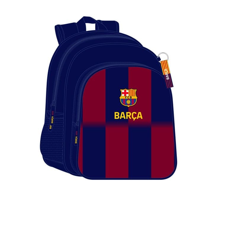 Cartable F.C. Barcelona Bleu Bordeaux 32 x 38 x 12 cm - Image 1