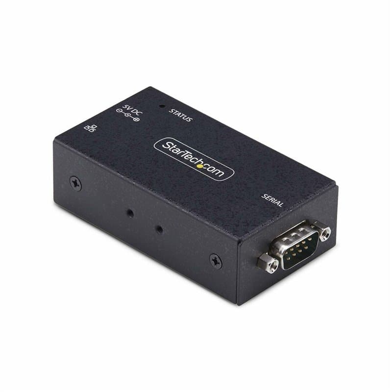 Câble USB Startech I13-SERIAL-ETHERNET Noir - Image 1