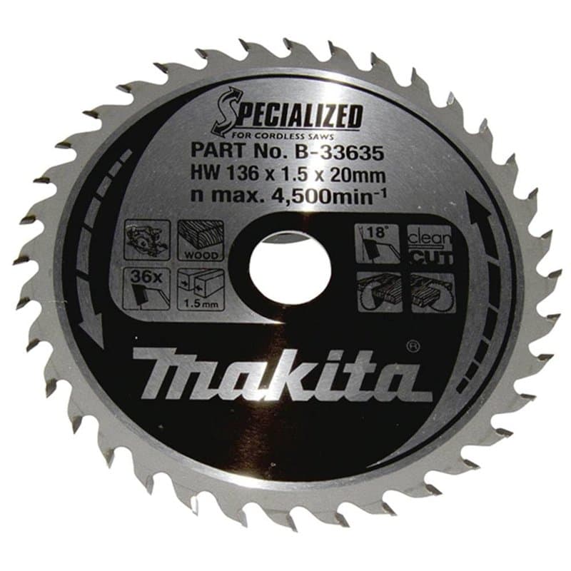 Makita Spécialisé Saege Drap 136 x 20 x 36 Z, Set - Image 1