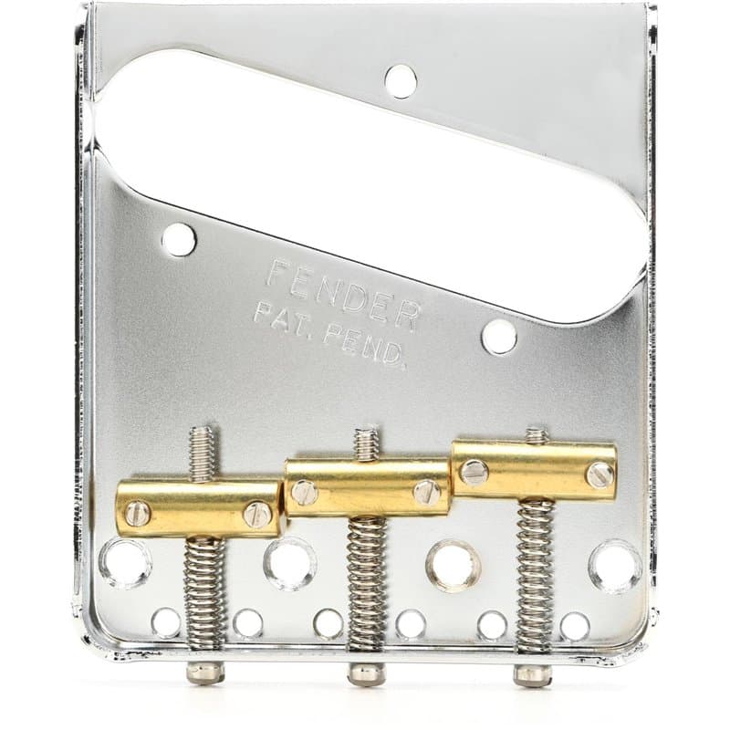 Fender 099-0806-100 Chevalet - 3 Saddle Chrome - Image 1