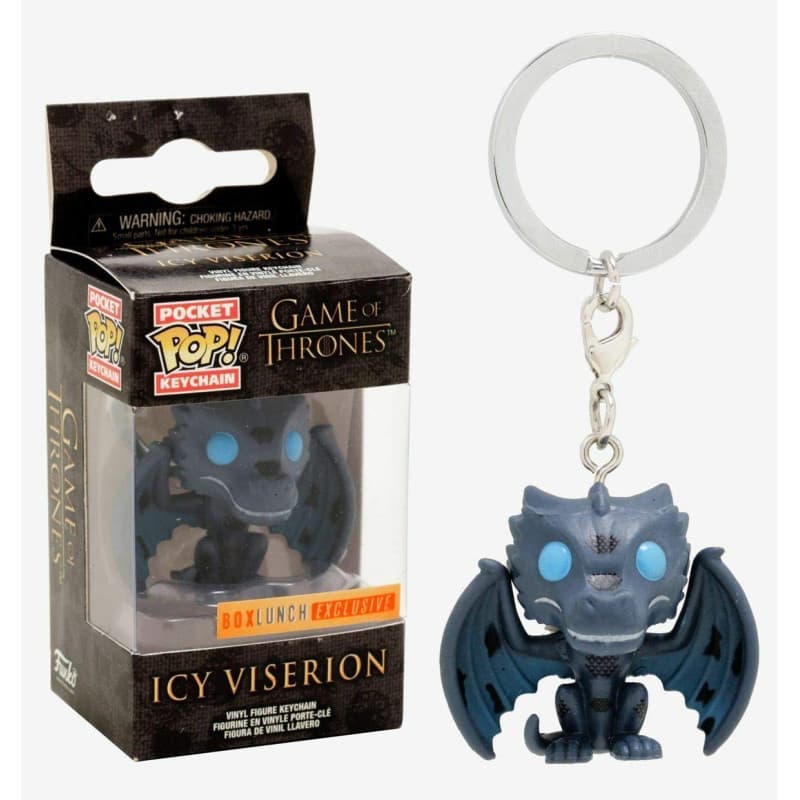 Funko Llavero Pocket Pop Ice Viserion - Juego de Tronos - Image 1