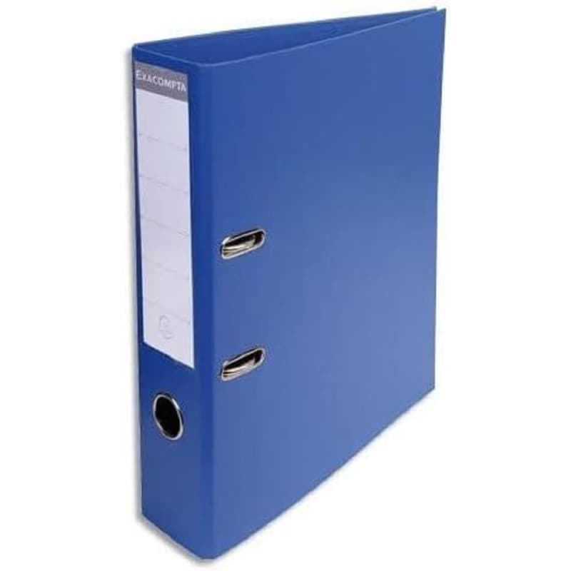 EXACOMPTA Classeur à levier PVC dos de 70mm bleu foncé - Image 1