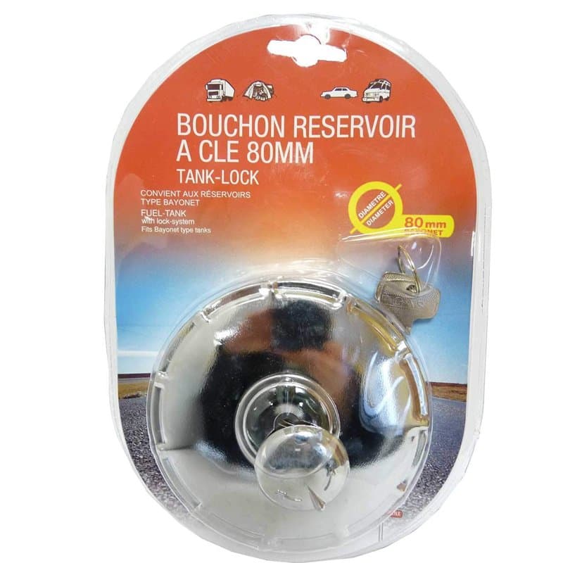 Bouchon reservoir diam 80 avec cles - Image 1