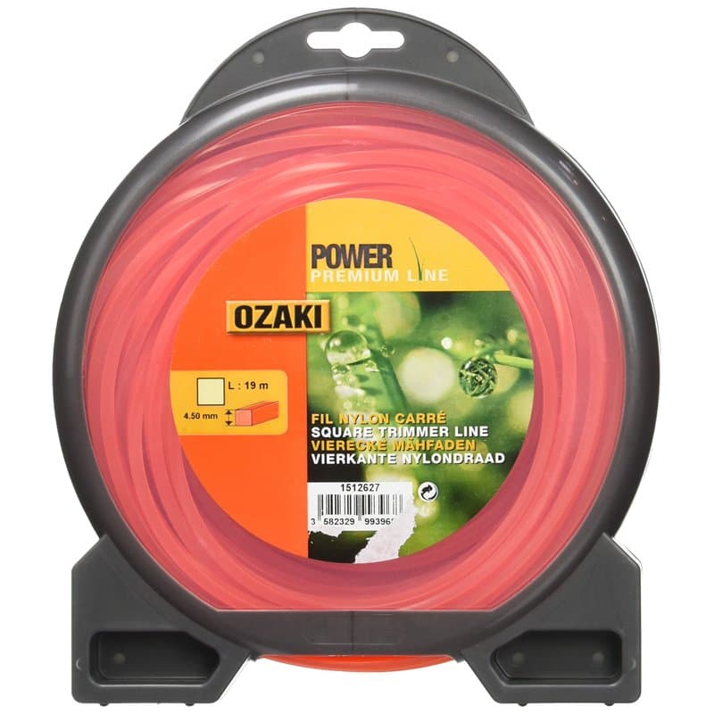Greenstar - 1512627 - OZAKI Fil Nylon Carre 4,5 mm, Rouge - Image 1