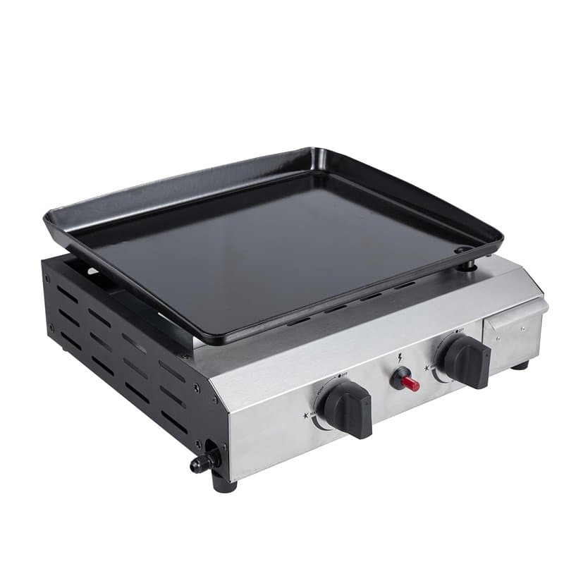 WERKA PRO Plancha à gaz 2 brûleurs - Image 1