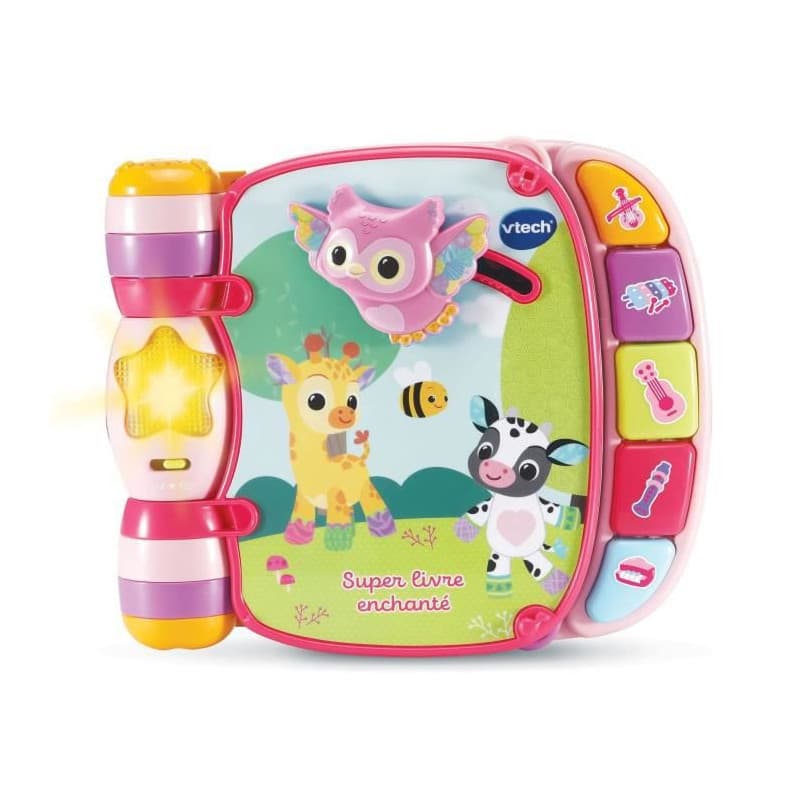 Vtech Baby SUPER LIVRE ENCHANTÉ DES LOULOUS (ROSE) - Image 1