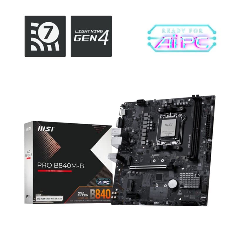 Carte Mère MSI PRO B840M-B - Image 1