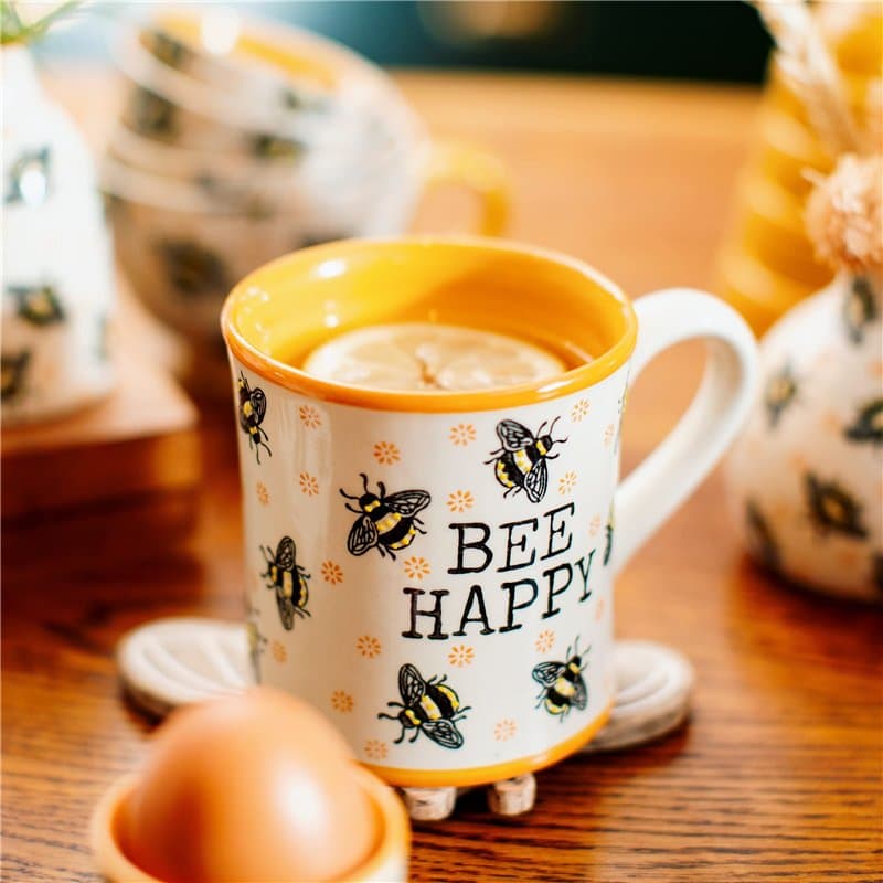 Sass & Belle Mug Bee Happy Jaune - Image 1