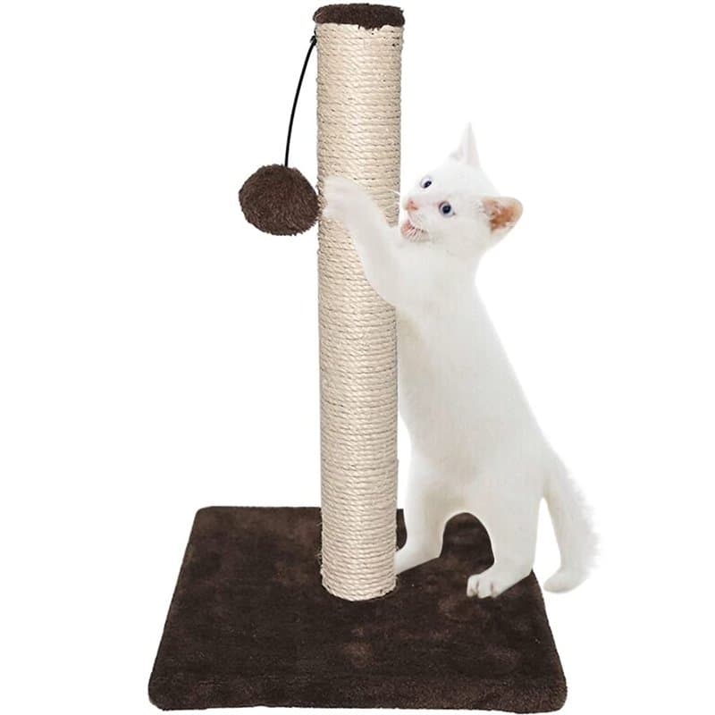 Ram® Grand Arbre à Chat avec griffoir Marron 42 cm - Image 1
