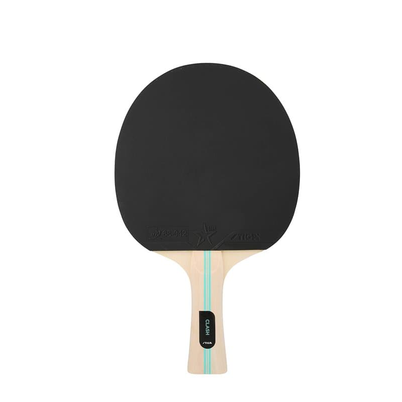 Stiga Hobby Clash Raquette de Ping-Pong, Noir/Rouge - Image 1