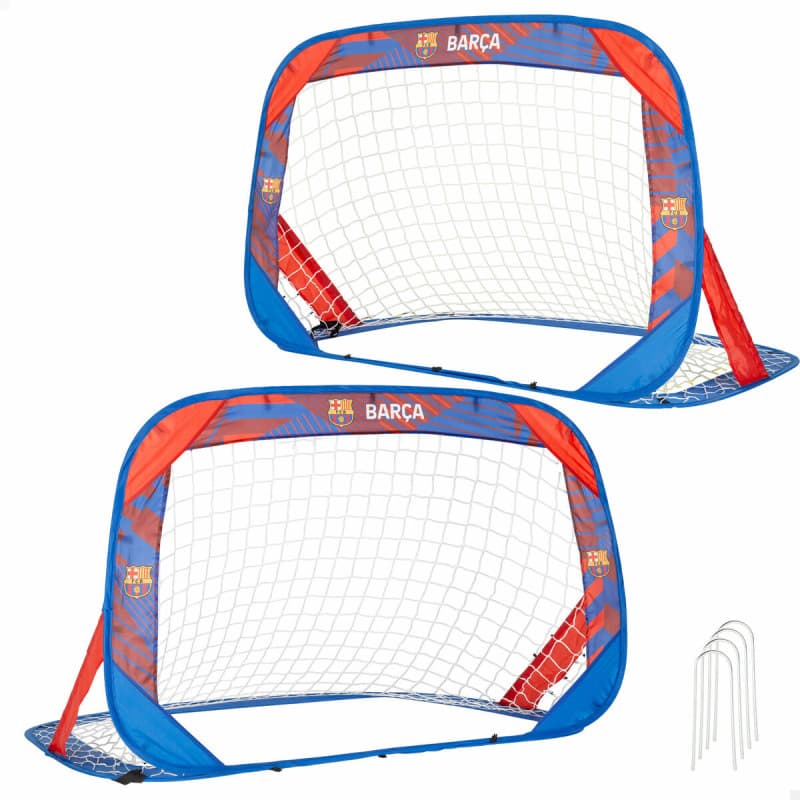 Jeu de 2 cages de football F.C. Barcelona - Image 1
