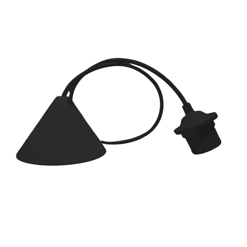 HALOTEC Pendentif E27 noir - Image 1