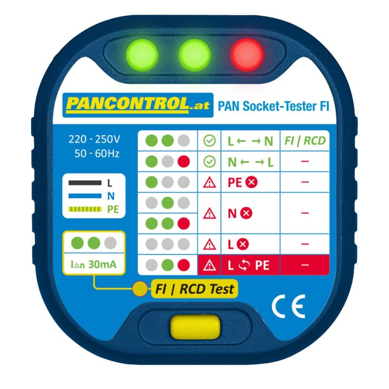 Schukotest FI Testeur de prises CAT II 600 V - Image 1