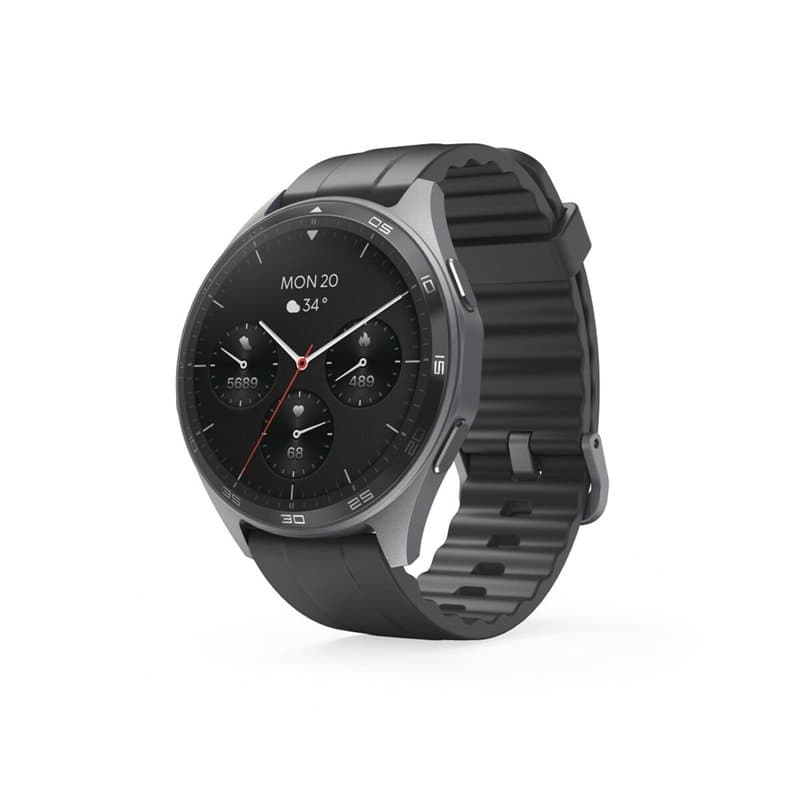Montre intelligente Hama 00178618 7010 Noir Gris 1,43" - Image 1