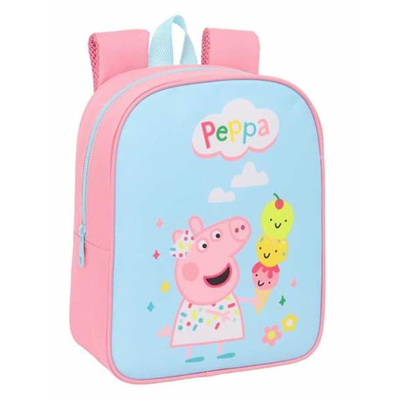 Cartable Peppa Pig Bleu Rose 22 x 27 x 10 cm - Image 1