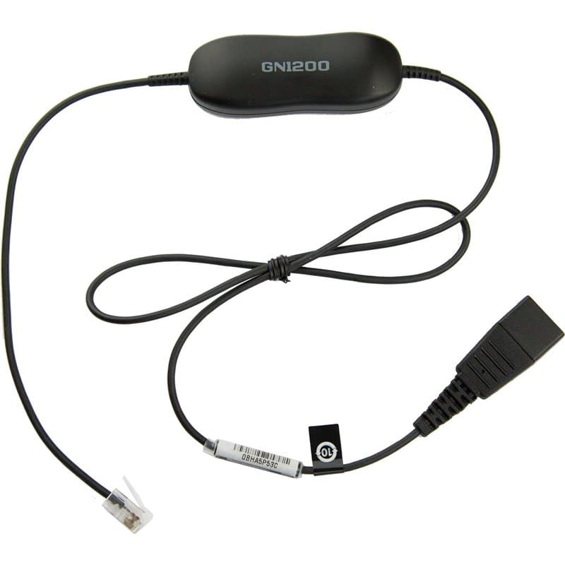 Jabra B2B Smart Cord Straight Noir - Image 1