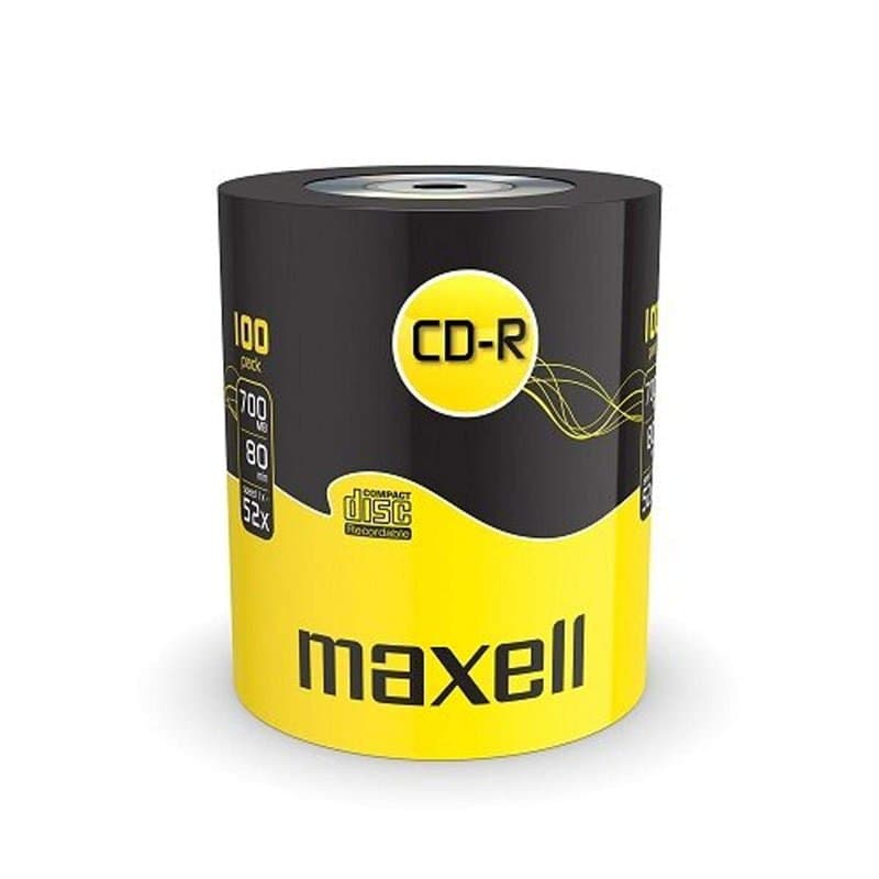 Maxell CD-R 80XL 52x 100 Pack - Image 1