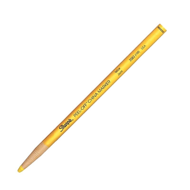 SHARPIE CHINA-Marker, Strichstärke : 2,0 mm, gelb - Image 1