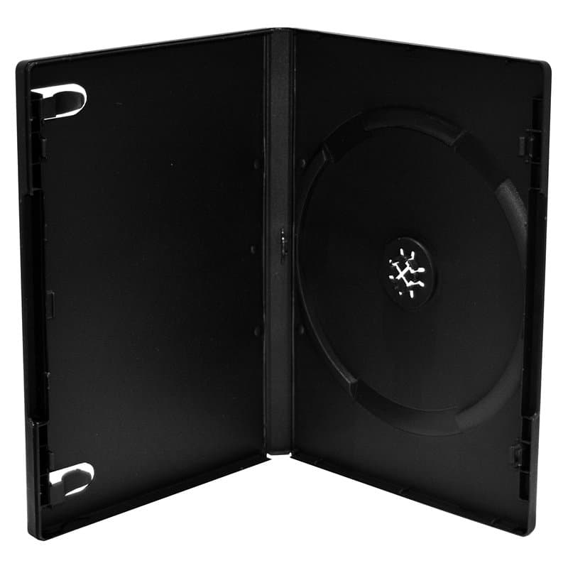 MediaRange Lot de 50 boîtiers vides pour DVD Noir - Image 1