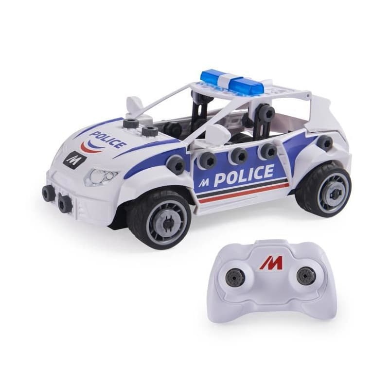 Véhicule Télécommandée Meccano Junior STEM Véhicule Télécommandée Voiture de police - Image 1