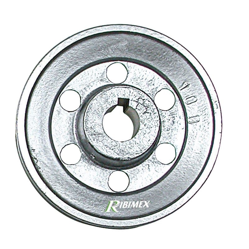 RIBIMEX - PRP19/100 - Poulie en aluminium 19-100 mm - Image 1