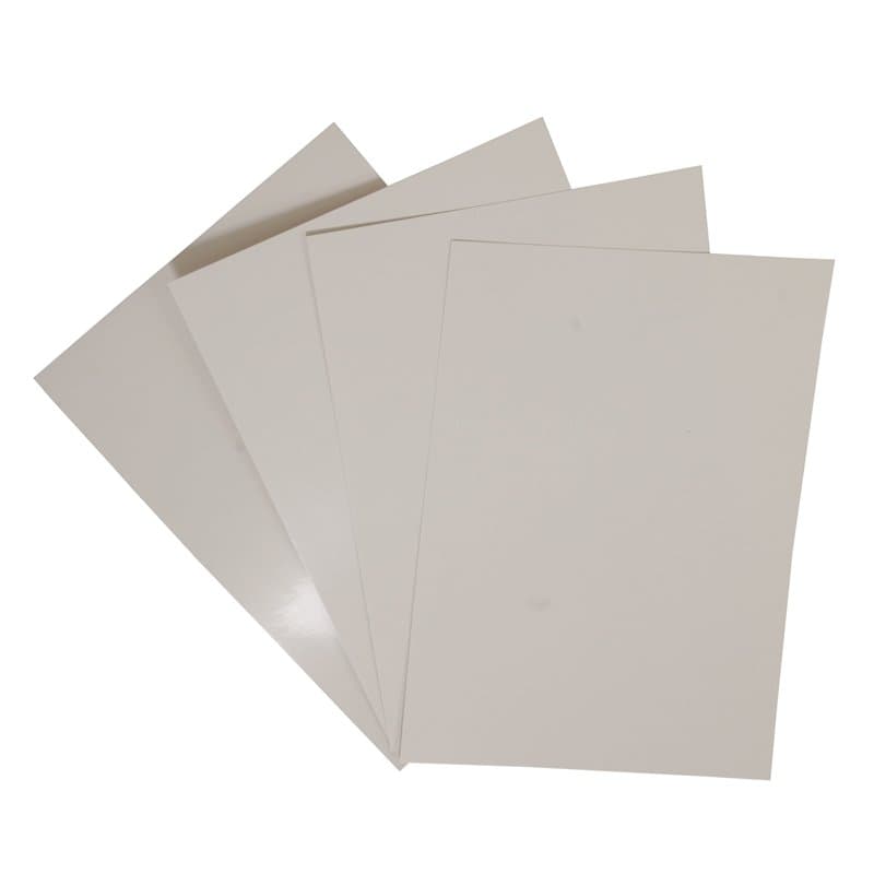 PAVO A4 Glossy Cardboard Couverture - Blanc (Lot de 100) - Image 1