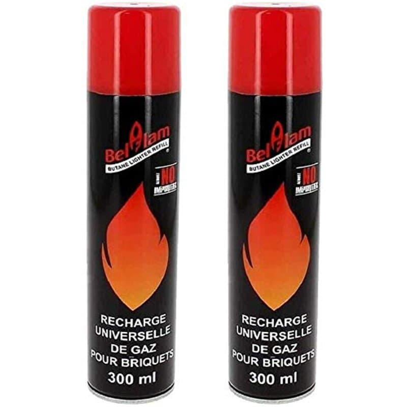 RECHARGE GAZ 300 ML BUTANE 1950 (LOT DE 3) - Image 1
