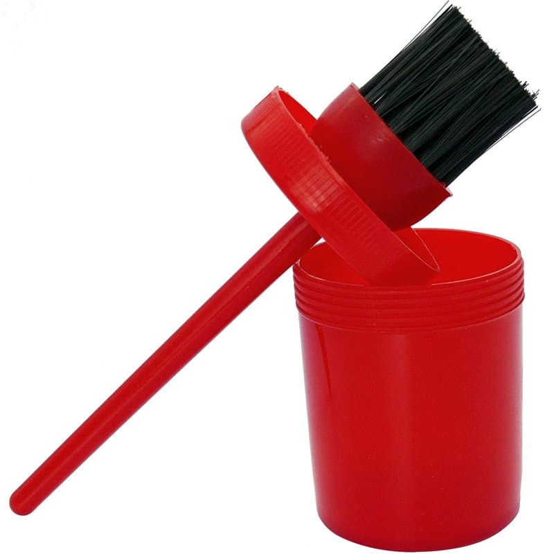 EKKIA Pinceau pour Sabot avec Pot - Rouge - 125 ML - Image 1