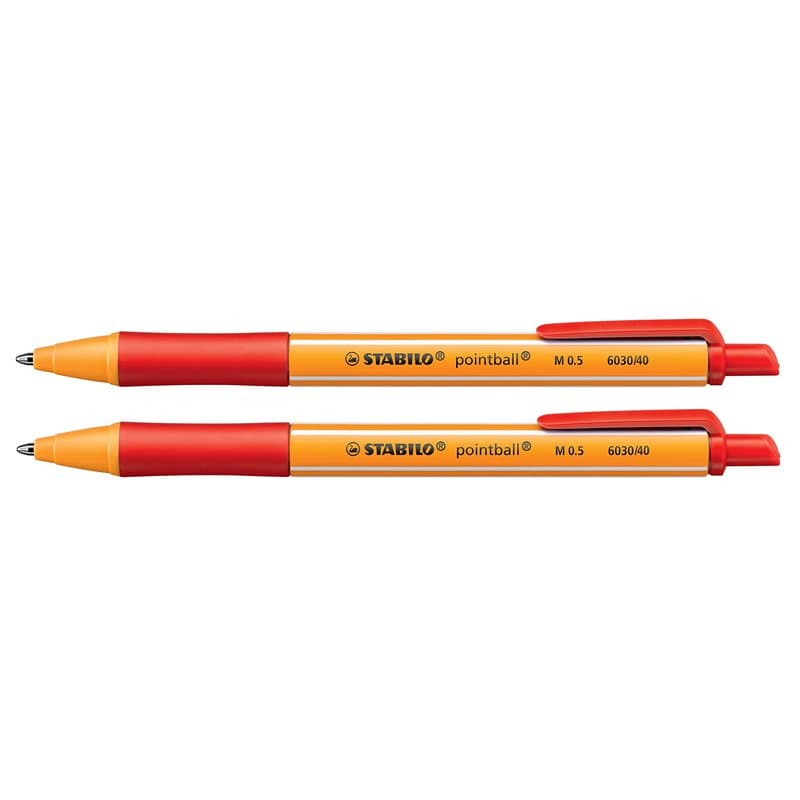 Stylo bille pointball Rouge - Image 1
